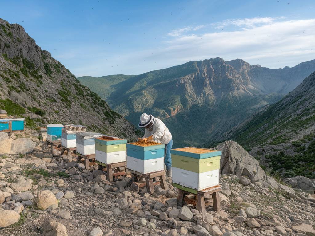 L’apiculture en altitude : les abeilles des montagnes, un pilier de l’écosystème rural